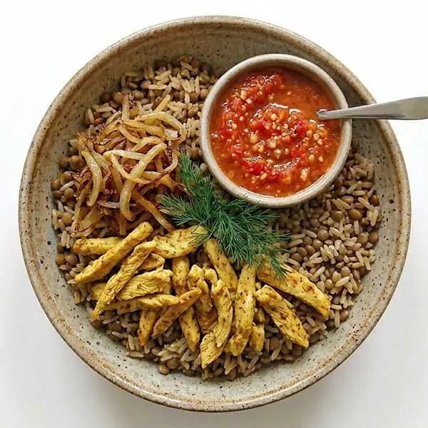 Chicken Kabsa with Long-Grain Rice & Spicy Daqoos